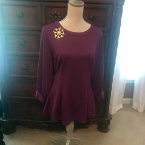 Beautiful Purple Blouse